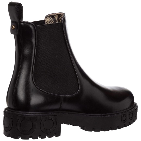 Salvatore Ferragamo Women's Varsi Boots Nero Black US 6 C - Picture 4 of 7